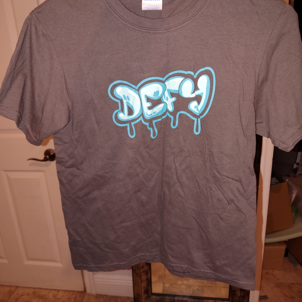 Comfort Colors Charcoal Short Sleeve Tee By Defy Indie Small Men Med Ladies Mint